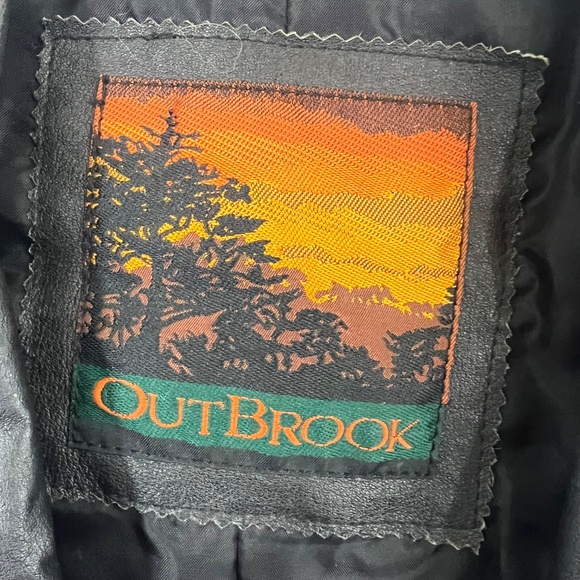 |•OAKBROOK•| Vintage Black Leather Full Length/Long Black Coat/Jacket Size Small - Picture 12 of 16